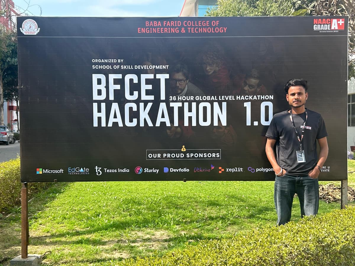 Participated in BFCET HACk at BFGI